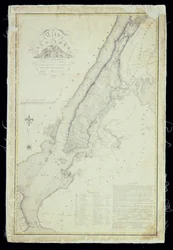 Karte der Stadt New York, wie sie von den Kommissaren angelegt wurde, 1814